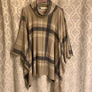 Plaid Poncho